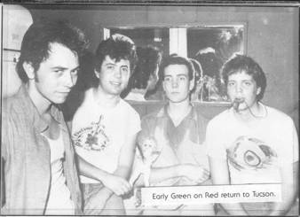 Green on Red, 1985. Tucson, AZ.