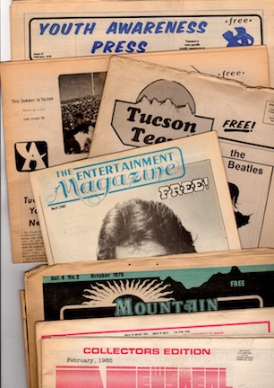 Youth Alternatives, Youth Awareness Press, Tucson Teen, Entertainment Magazine newspapers, Tucson, Arizona